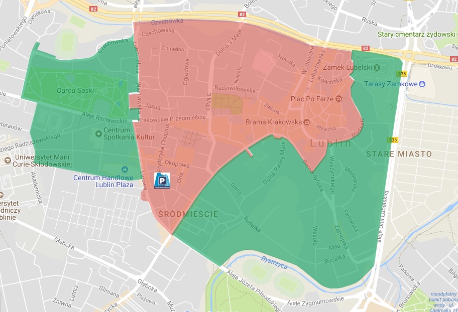 strefa platnego parkowania 2017